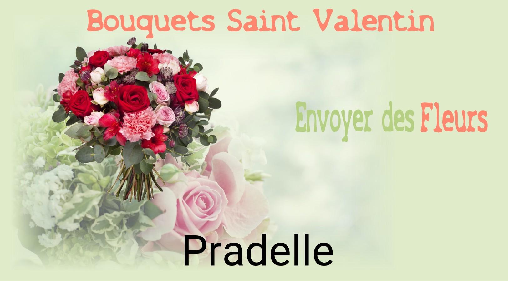Roses de Saint-Valentin livrées à Pradelle